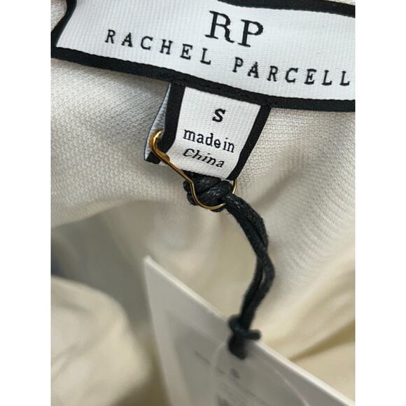 NWT Rachel Parcell Womens White Sleeveless Scallop Collar Shirt Dress Size Small - Picture 8 of 11